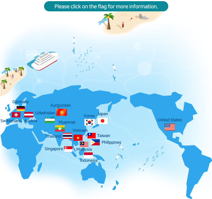 Please click on the flag for more information.
