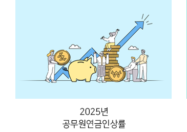 2025년 공무원연금인상률
